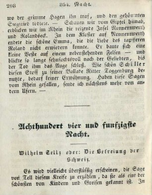 Achthundert vier und funfzigste Nacht