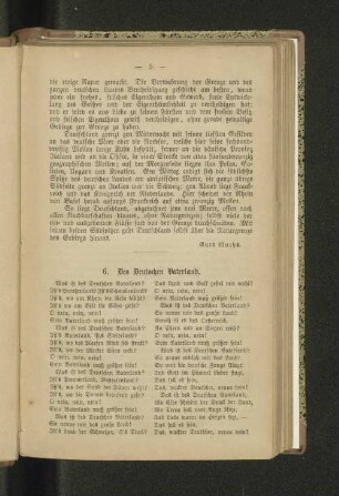 6. Des Deutschen Vaterland.