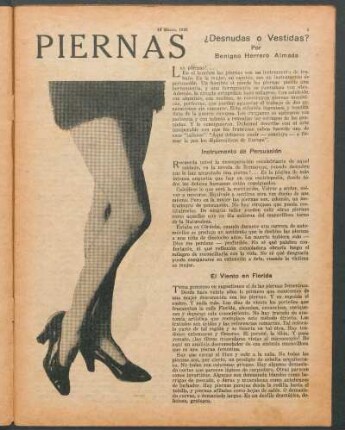 Piernas : ¿Desnudas o vestidas?