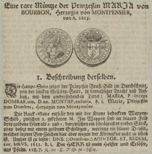 Bildnis von Maria von Bourbon, Herzogin von Montpensier