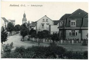 Ruhland. Bahnhofstraße