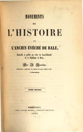 Monuments de l'histoire de l'ancien évêché de Bâle, 2