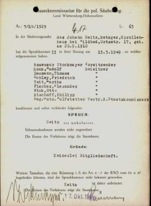 Seitz, Johann