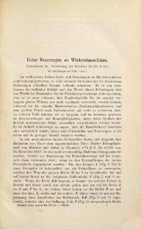 Dingler's polytechnisches Journal. 273. 1889