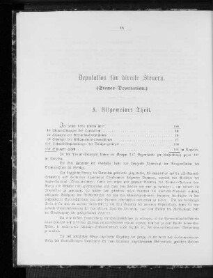 Deputation für directe Steuern. (Steuer-Deputation.)