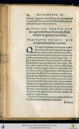 Distinctio III.