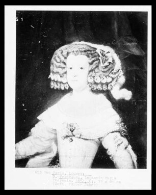 Portrait der Infantin Maria Theresia und späteren Königin von Frankreich