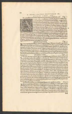 C. Plinii Secundi Naturalis Historiae Liber VIII