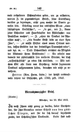 Vierundzwanzigster Brief.