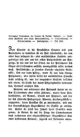 Vorläufige Nachrichten für Fremde in Berlin...