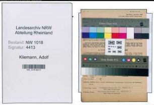 Entnazifizierung Adolf Kliemann , geb. 03.02.1899 (Ingenieur)