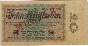 10 Milliarden Mark - Muster