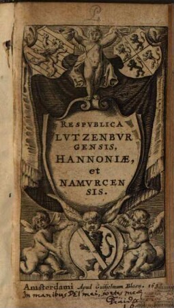 Respublica Lutzenburgensis, Hannoniae, et Namurcensis