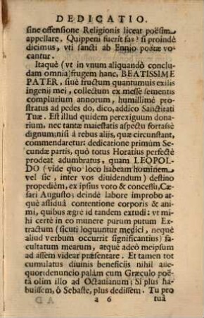 Carmina ... : pars lyrica ; Ad exemplum Q. Horatii Flacci quamproxime concinnata