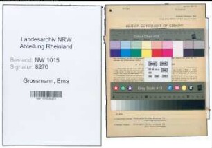 Entnazifizierung Erna Grossmann , geb. 12.01.1911 (Geschaeftsleiterin)