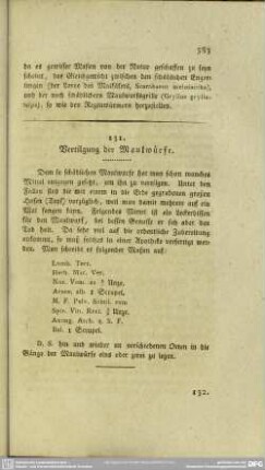 131. Vertilgung der Maulwürfe