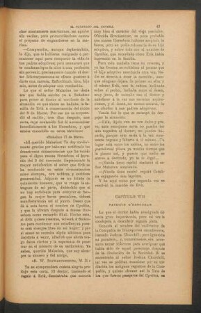 Capítulo VIII - Patricio O'Donoghan