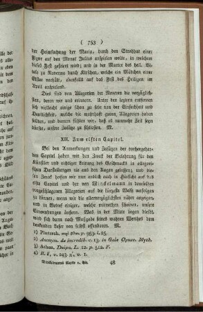 XII. Zum elften Capitel.