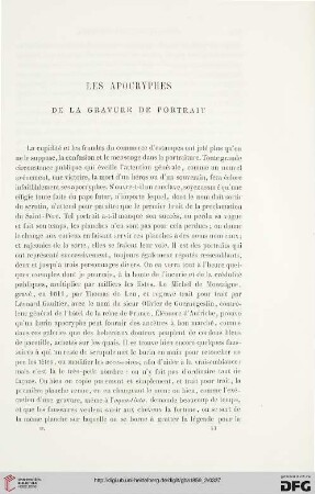 2: Les apocryphes de la gravure de portrait