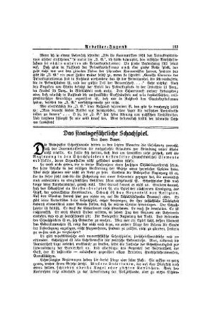 Das Staatsgefährliche Schachspiel