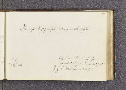 Johann Heinrich Daniel Moldenhawer. – Hamburg, 13.04.1776