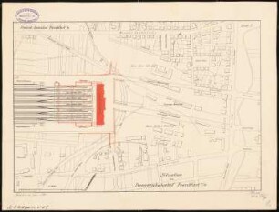 Hauptbahnhof, Frankfurt/Main: Lageplan