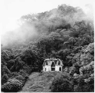Tempelhaus in Palenque (Mexiko)