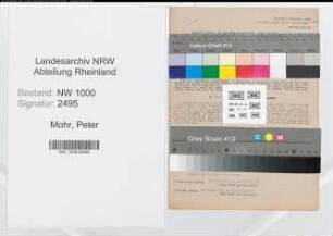 Entnazifizierung Peter Mohr, geb. 22.06.1898 (Maurer)