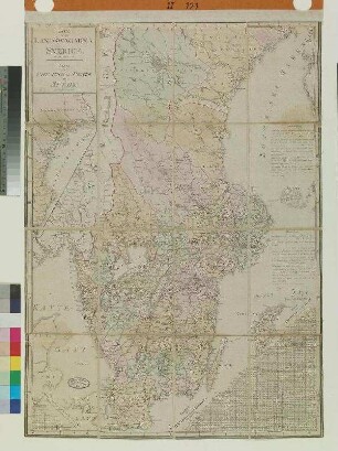 Karta Öfver Landswägarna I Sverige