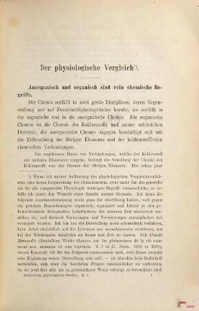 Vergleichend-physiologische Studien : Experimentelle Untersuchungen von Dr. C. Fr. W. Krukenberg, II
