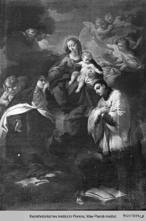 Madonna mit Kind und den Heiligen Luigi Gonzaga und Maria Magdalena dei Pazzi