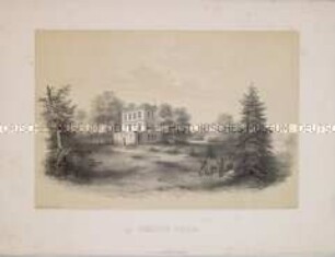 Schloss Thiais - aus "Erinnerungsblätter 1870/1871"