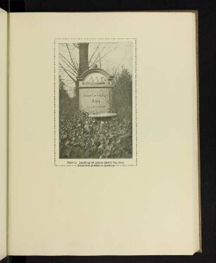 Familiengruft Johann Hinrich Aug. Knop Catharinen-Friedhof in Hamburg