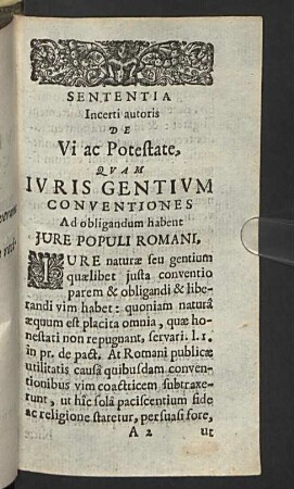 Sententia