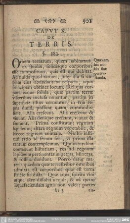 Caput X. De Terris