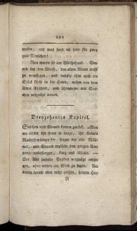 Dreyzehentes Kapitel. - Funfzehentes Kapitel.