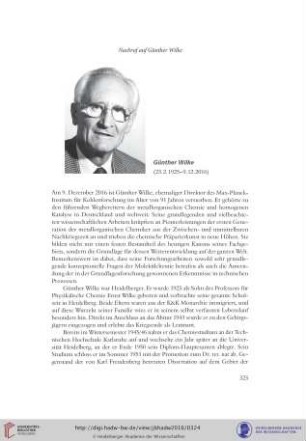 Günther Wilke (23.2.1925–9.12.2016)