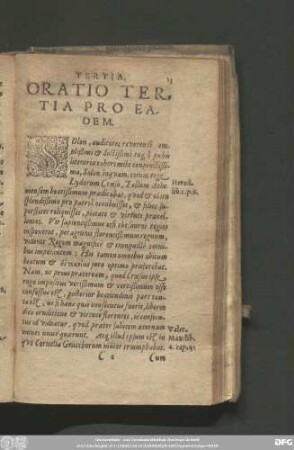 Oratio Tertia Pro Eadem.