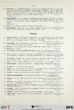 Varia (Nr. 505-547)