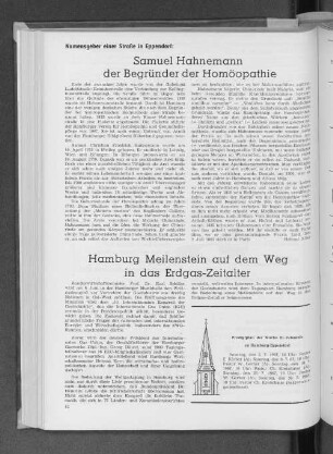 Samuel Hahnemann der Begründer der Homöopathie
