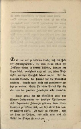 Gedanken über Pflege des Mundes, besonders der Zähne