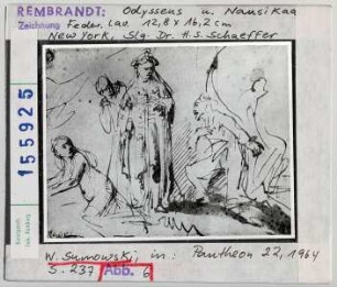 Rembrandt: Odysseus und Nausikaa. New York, Sammlung Dr. H. S. Schaeffer