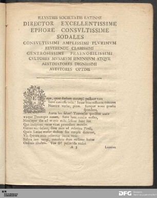 De Lavdibvs Ienae Oratio