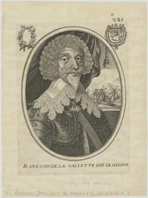 Bildnis des Iean Lovis de la Valette dve d Espernon