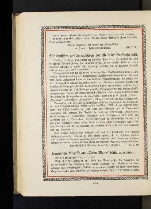 Französische Angriffe am "Toten Mann" blutig abgewiesen.