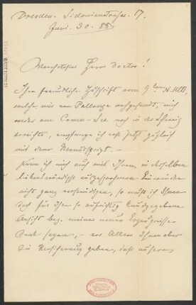 Brief an B. Schott's Söhne : 30.06.1888