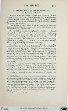 X: The fire-drill in relation to Prometheus, the Kyklops, and Zeus