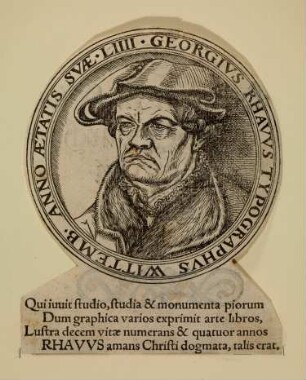 Bildnis des Georg Rhau