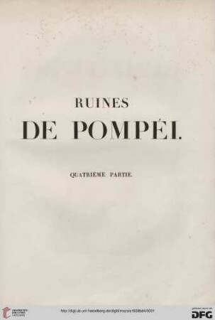 Band 4: Les ruines de Pompei