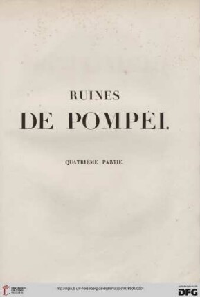 Band 4: Les ruines de Pompei